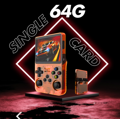 Pixel Core 44 Retro R36S Portable Video Game Console - EXCLUSIVE Orange